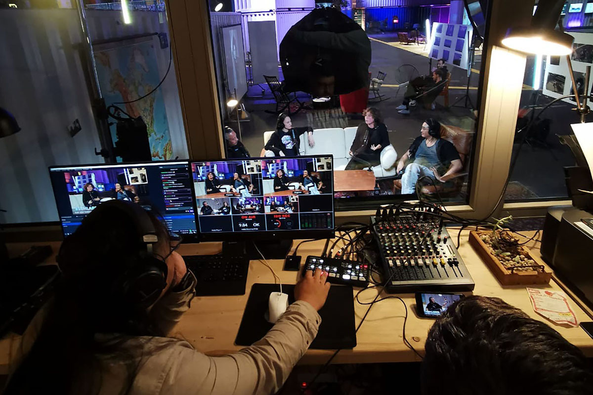 XineSpot technical and production team at work