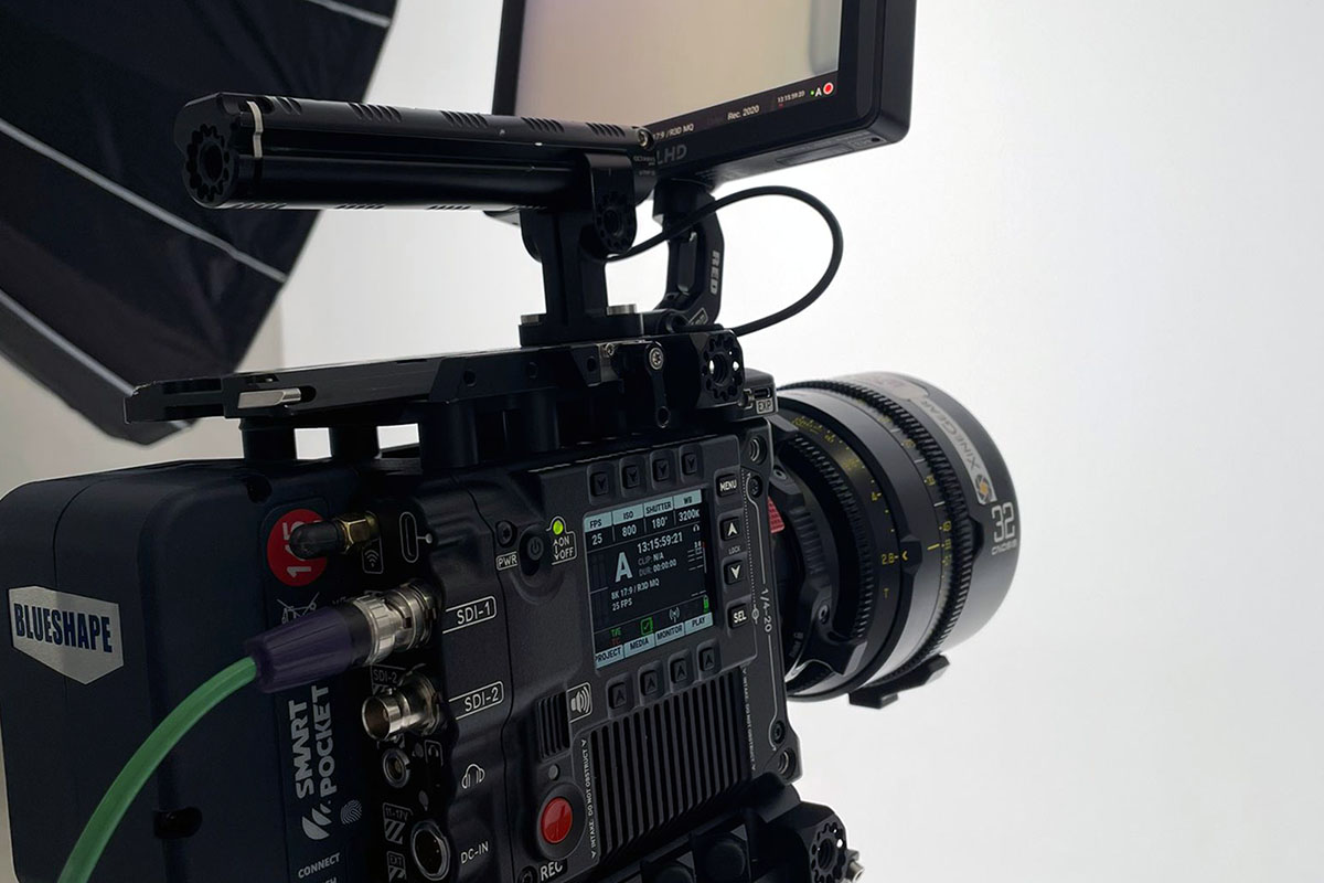 RED cinema camera close-up